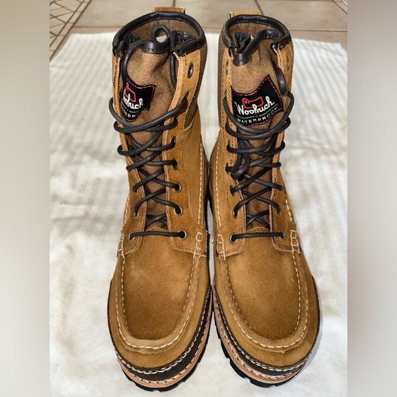 Woolrich Mens Squatch Above Ankle Waterproof Work Casual Tan Boots Sz 10.5 US - Picture 5 of 5